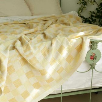 Winter Blanket checked - rumpled