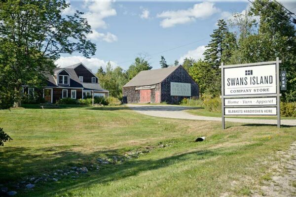 Swans Island farmhouse