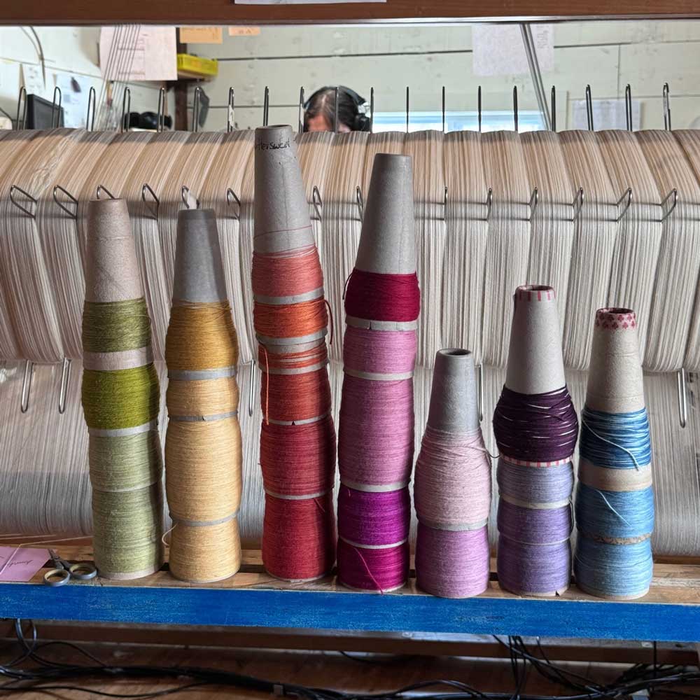 yarn bobbins by loom